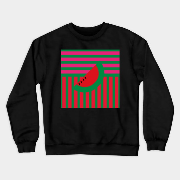 watermelon pop Crewneck Sweatshirt by bangueran